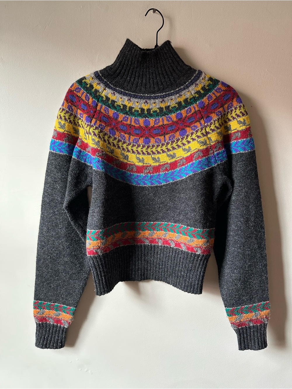 Vintage 90s MODA International Wool Fair Isle Sweater